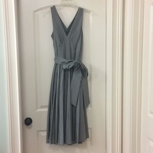 Banana Republic pewter cocktail dress